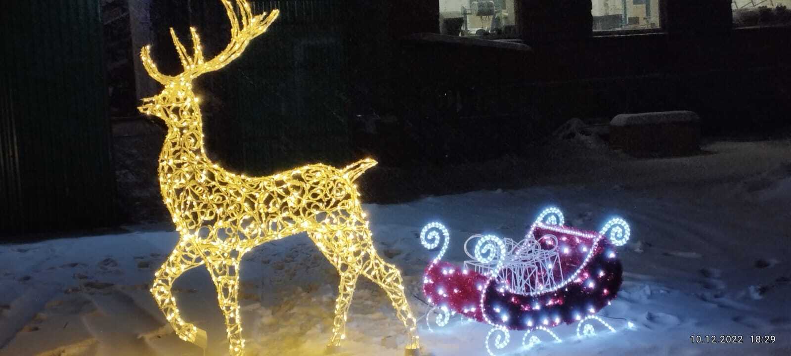 Светодиодный олень для улицы: экспертный выбор для города и загородного дома