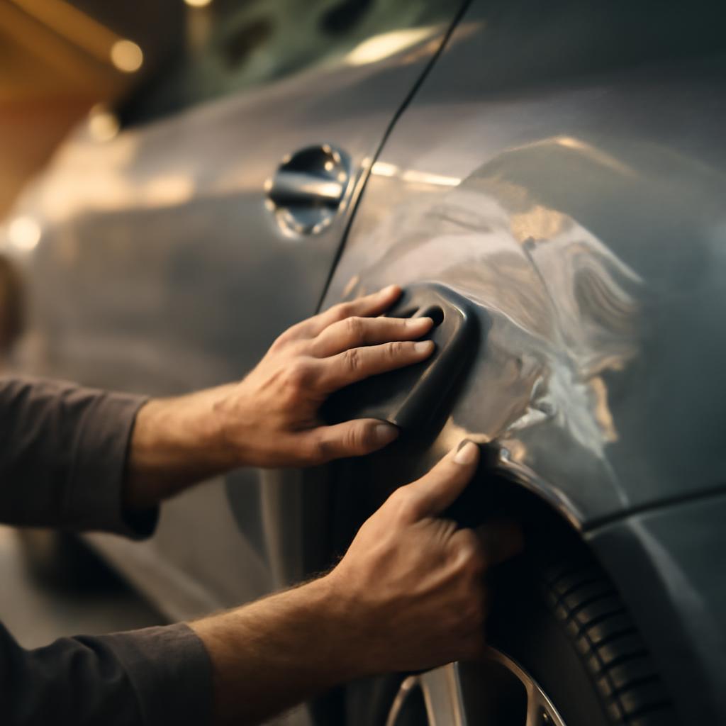 Процесс ремонта кузова автомобиля в профессиональном сервисе после аварии