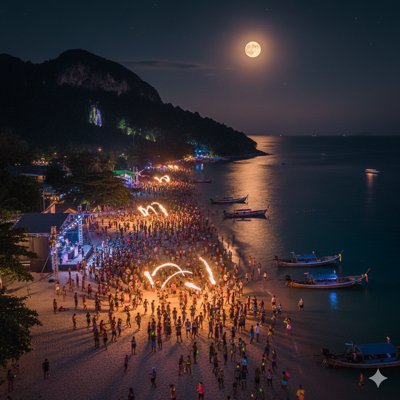 Остров Пханган: тропический рай и легендарные вечеринки.