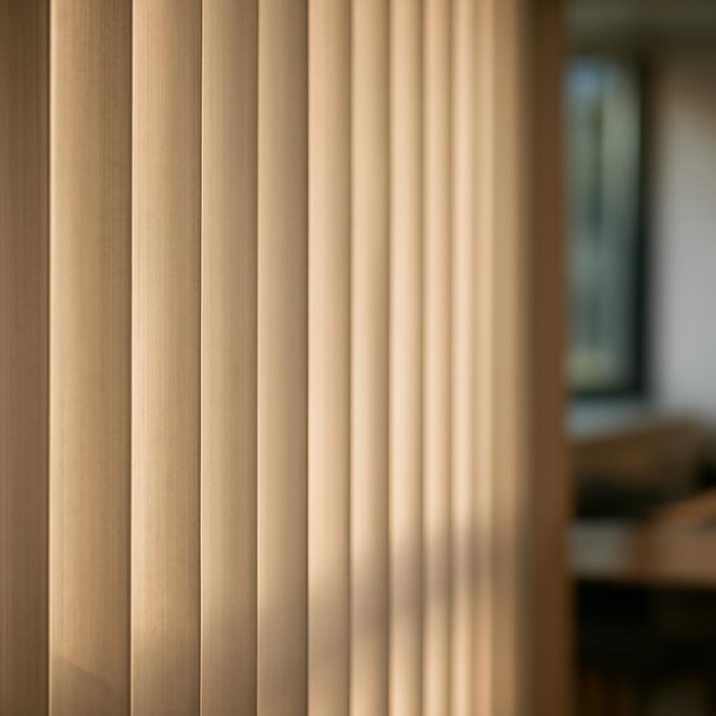 Вертикальные жалюзи в офисном зале